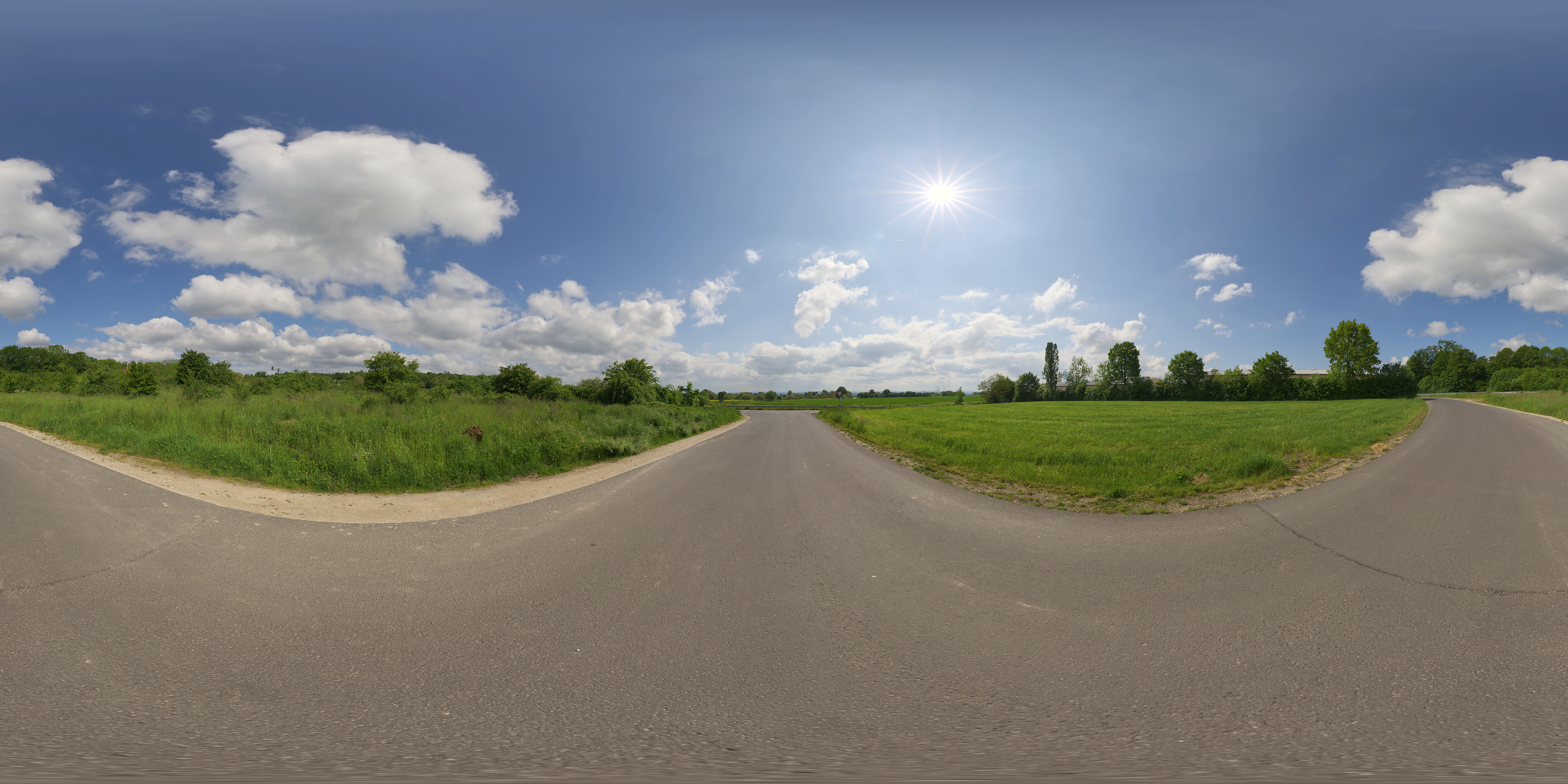 Rural Asphalt Road